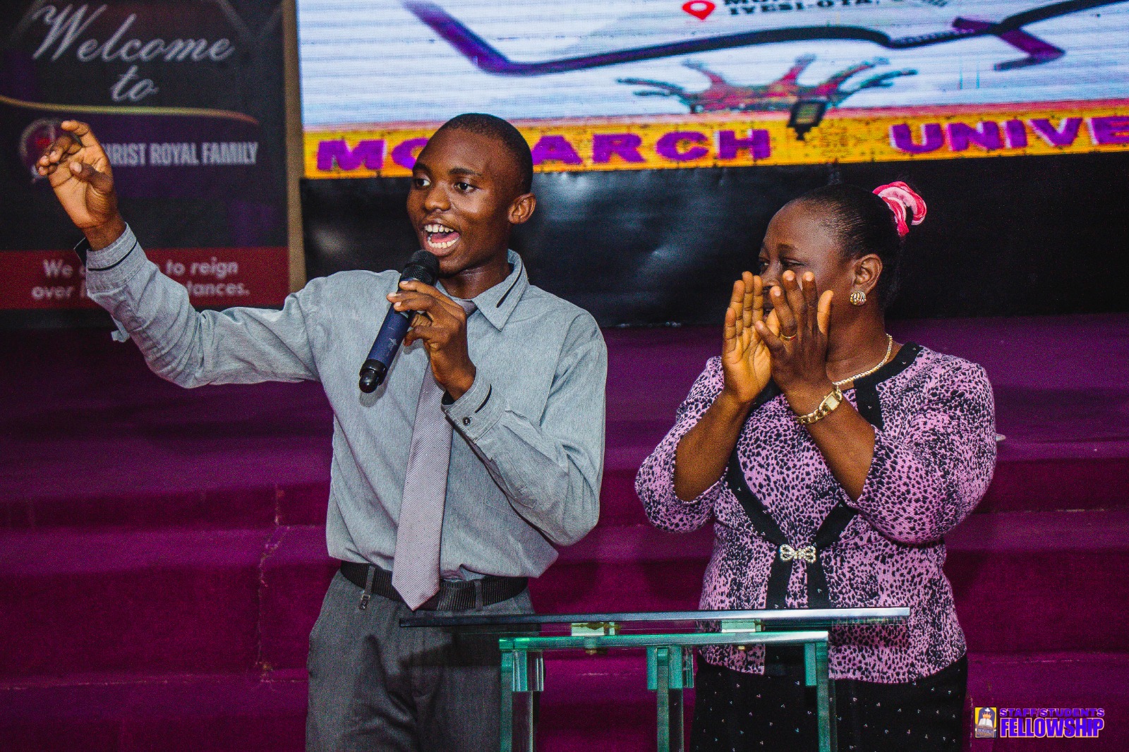 Student presentation at Monarch University